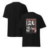 Dystopia T-Shirt, Retro Anime Dystopian Graphic Tee, Red Eye Cyber Control Design, 1984-Inspired Japanese Manga Shirt
