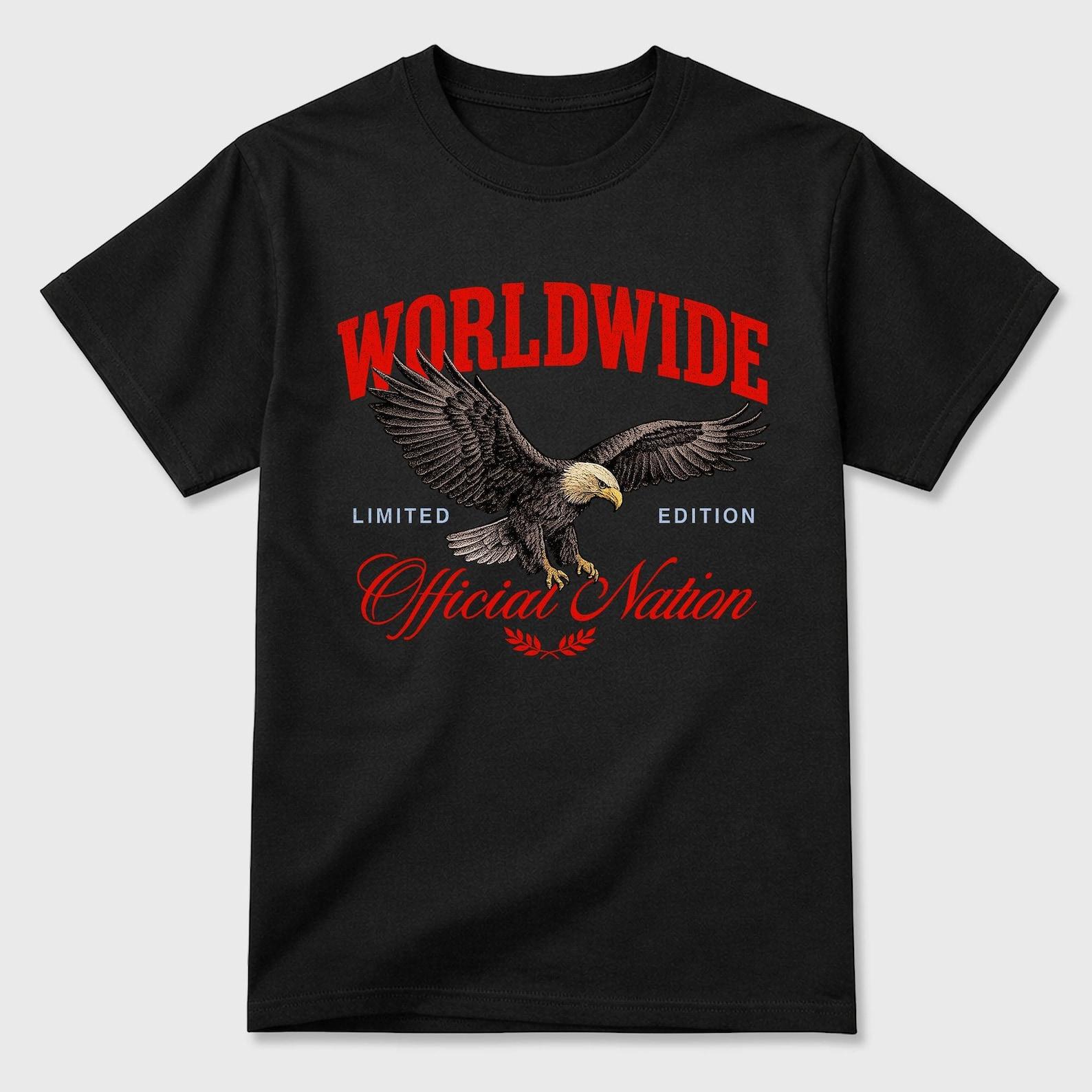 Worldwide Official Nation Graphic Tee - best T-Shirts to wear with jordans 6s Infrared XL