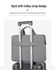 Men's 15-16 Inch Laptop Shoulder Bag - Large Capacity Business Briefcase with Custom Logo Print