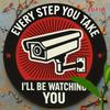 Security Camera Warning Sign Metal Tin Sign for Home Farm Garage Shop Wall Decor Property Protection