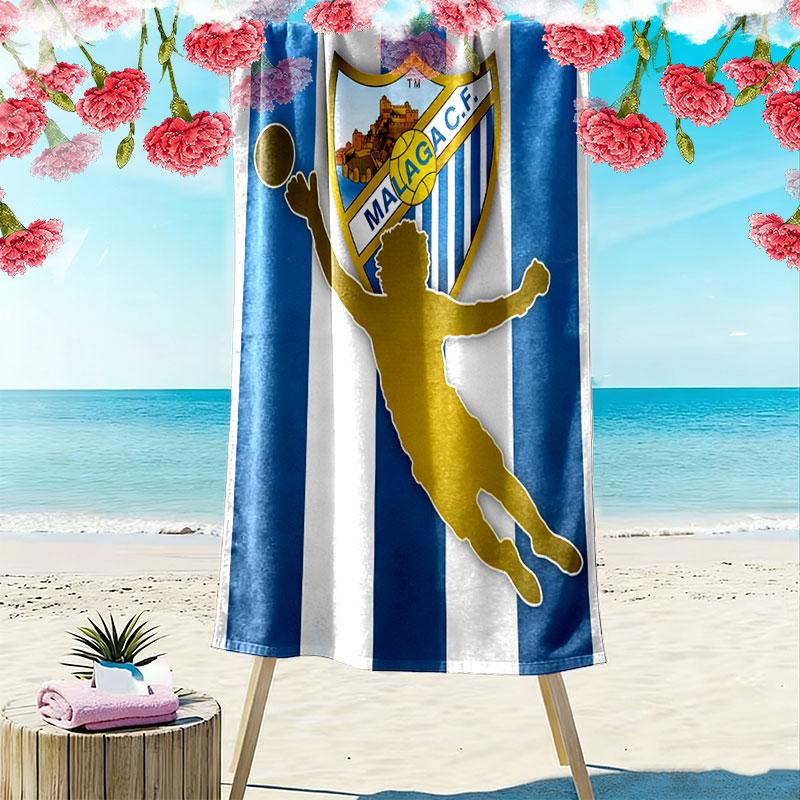 Málaga logo Beach Towel, Large Soft Quick Dry Towel for Beach Camping Swimming