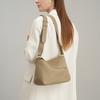 First layer cowhide pillow bag fashionable and versatile design sense niche messenger bag underarm portable leather new shoulder bag