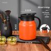 Stainless Steel Large Capacity Tea Thermos with Water Separation for Slow Brew Tea at Home