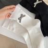 Female Spring and Autumn Sweet Bowknot Plingham Large Lace Boneless Tube Pile Socks