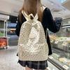 New backpack female Korean college student small floral literary and art style school bag ins college style casual backpack