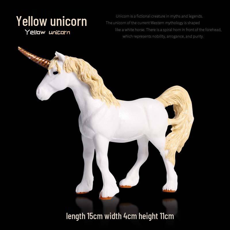European Mythical Pegasus Unicorn Toy Model: Elf, Mythical Creature, Magic Beast 