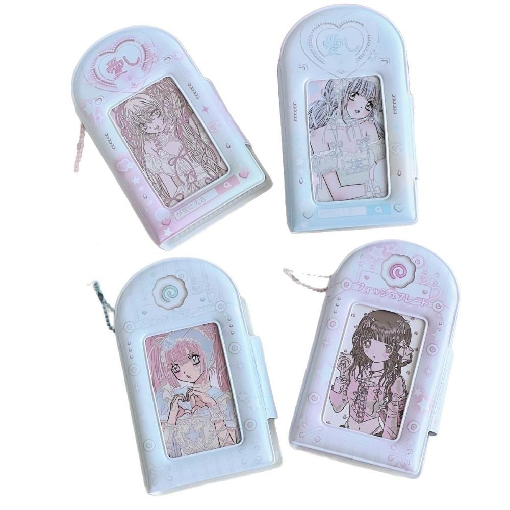 INS Sweet Love Card Album PVC with 16 Internal Pages Photocard Binder 3 Inch Mini Collectible Card Album