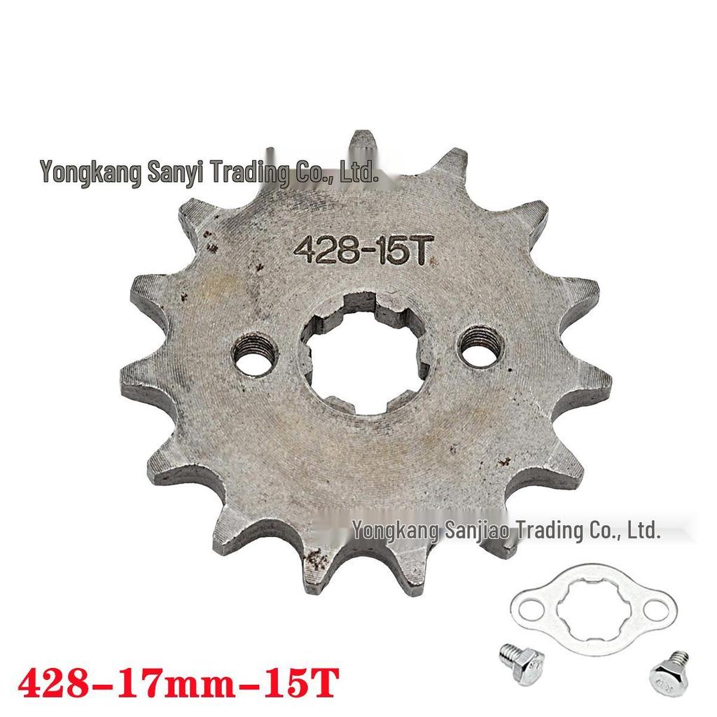 428 Type Motorcycle Engine Small Chain Sprocket, 10-19 Teeth Variable Speed Freewheel Modification Gear Parts