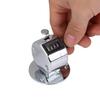 Mini Metal 4 Digit Number Handheld Hand Tally Counter for Sports Games Golf