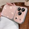 Luxury Bling Glitter Case for iPhone 17 Pro Max AI Camera Control Button Glass Lens Protector Cover for iPhone 14 15 16 Pro Max