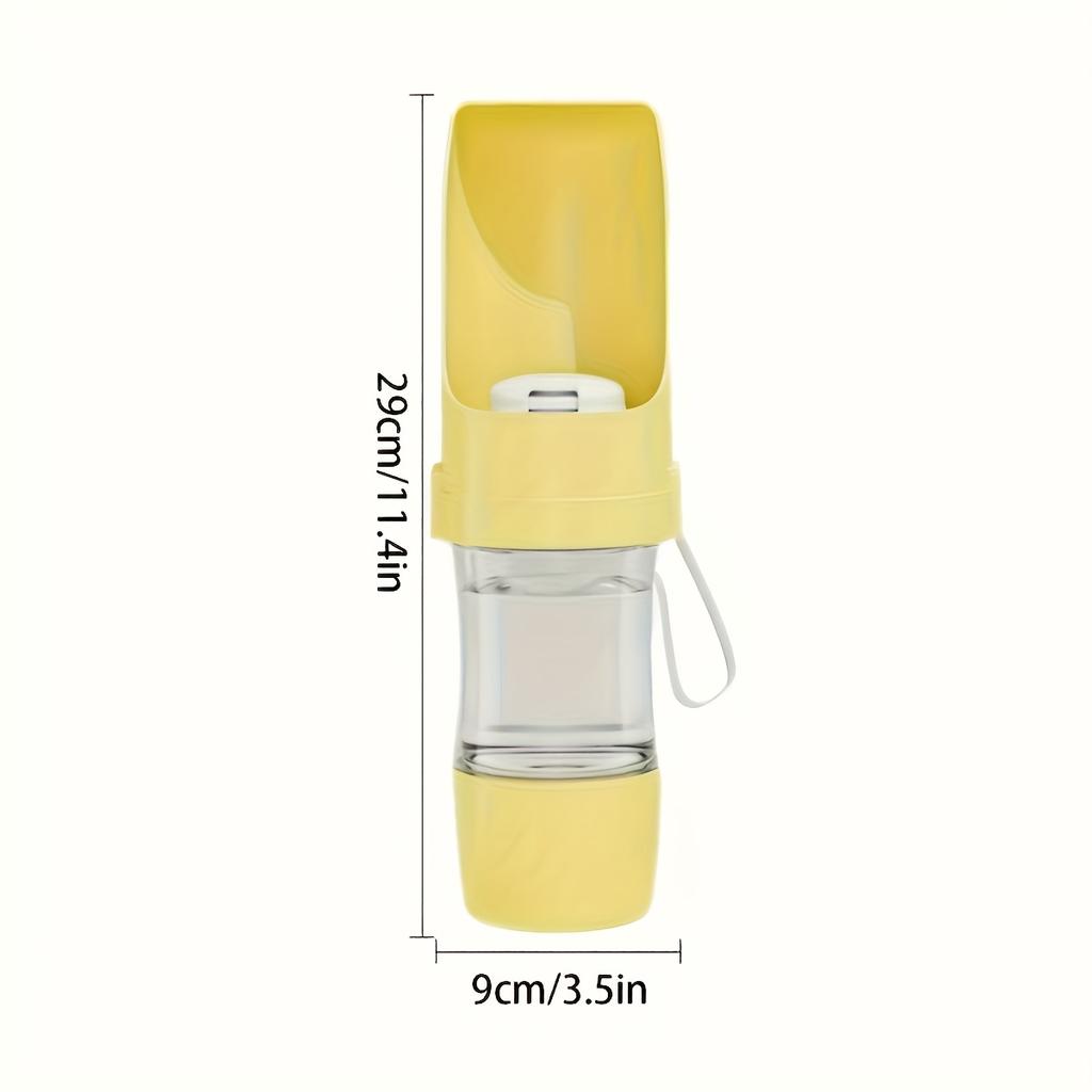 Leak Proof Portable Dog Water Bottle Foldable Travel Cup With Carry Strap Durable Plastic Pet Hydration System For Outdoor Use
