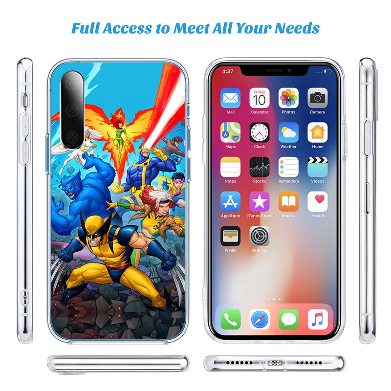 X-Men Phone Case for Motorola Edge 20 30 S30 40 50 Fusion Lite Plus Pro Ultra Neo One Action Zoom Hyper Power Macro Vision