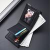 Schoolbag Men's Short Wallet Casual Retro Multi-Card Position Wallet Large Capacity Wallet Change Bag Wholesale