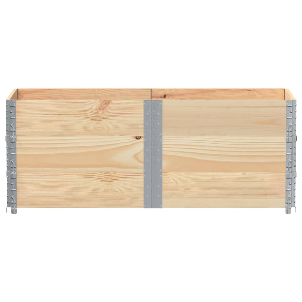 Pallet Frame Kit 3 pcs 150 x 50 cm Solid Pine Wood