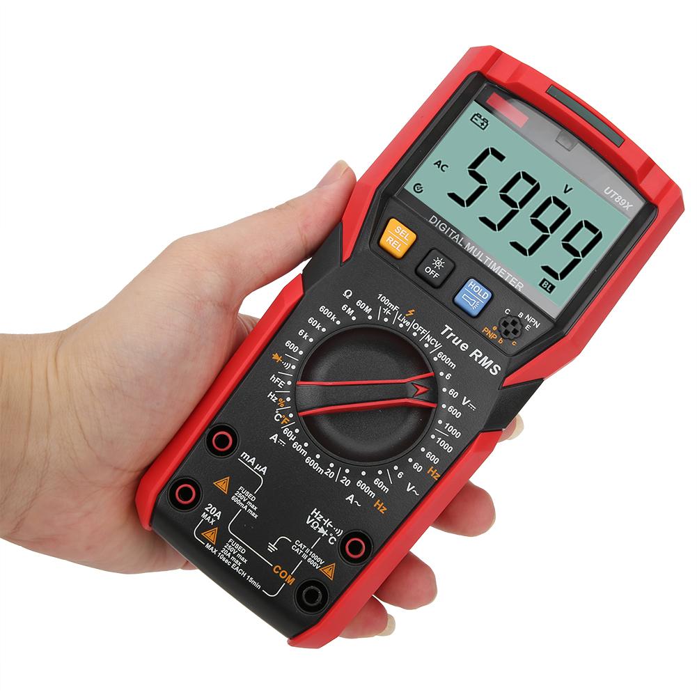 UT89X Digital Multimeter AC DC Voltage Current Resistance Capacitance NCV Tester Meter