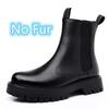 Fashion Hot Sale Fashion Mens Chelsea Boots Warm Plush Fur Winter Boots for Men High Top Male Platform Shoes British Style Ankle Boots