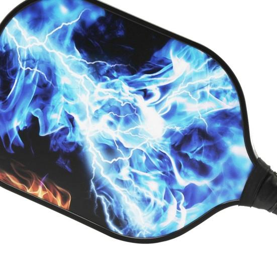 Pickleball Paddles Fiberglass Pickleball Paddles Lightweight Pickleball Rackets with Sweat-Absorbent Handle for All Levels