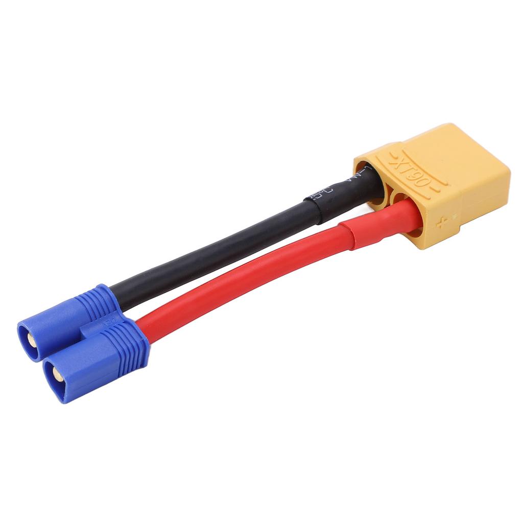 XT90 Female To EC3 Male Connector 12AWG Professional XT90 Connector Reusable Strong Compatibility EC3 Connecting Line