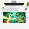 Pokemon Grovyle and Combusken Battle Anime Extended Gaming Mouse Pad Large Desk Mat for PC Laptop