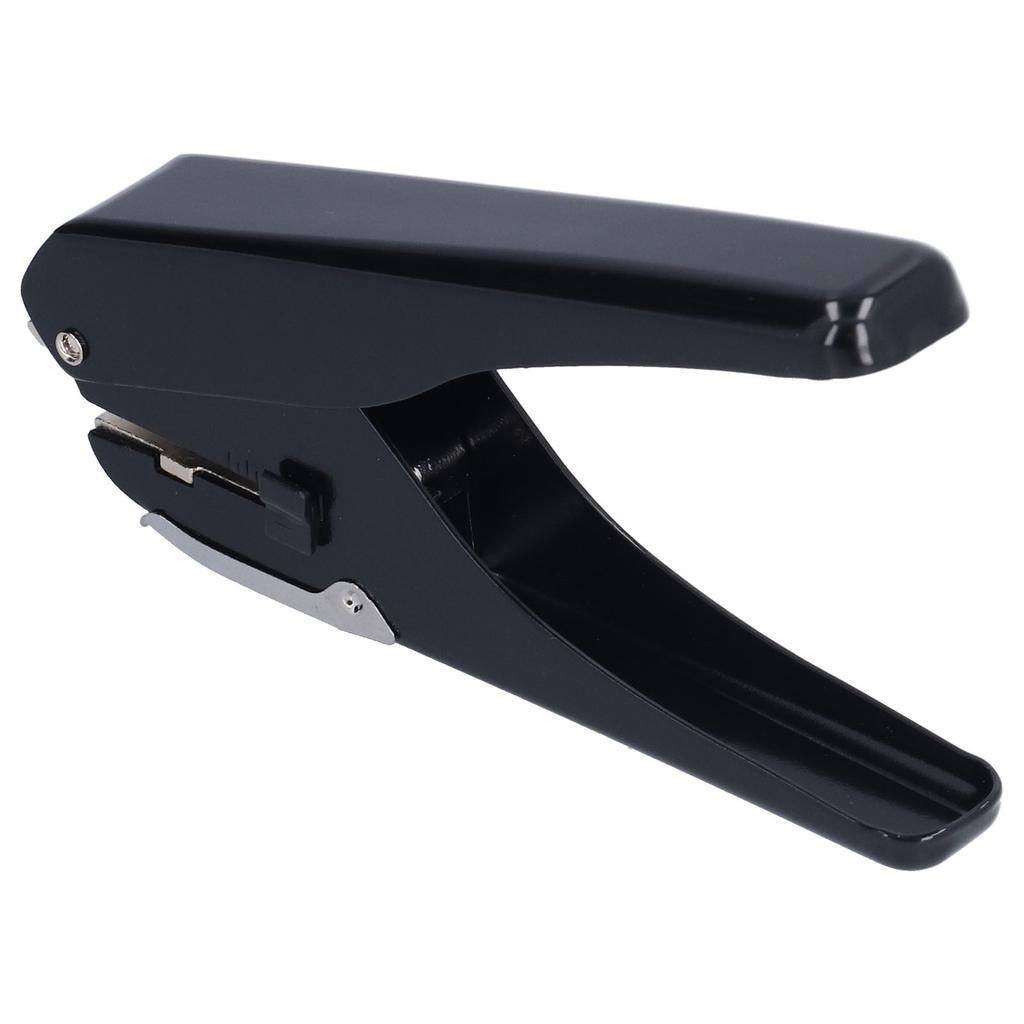 Hole Puncher Single 10 Pages Labor Saving Handle Punching Machine for Business Cards Plastics