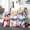1pc Moonlit Sailor Magic flannel Blanket for Super Soft Cute Comfort Blanket for Travel Bedding Couch Sofa Blanket Y73025