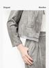 Fashion Casual Jacket+wide Leg Pants Two-piece Set
