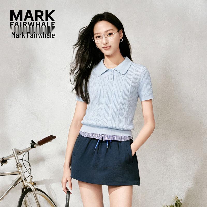 Mark Fairwhale Polo Knit Short Sleeve Top