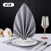 Cotton Western Table Napkins Reusable Placemat for Kitchen Wedding Decoration Hotel Special Absorbent No Lint Cup Wiping Cloth