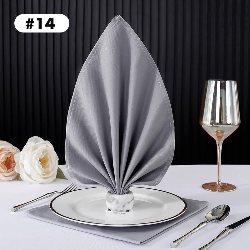 Cotton Western Table Napkins Reusable Placemat for Kitchen Wedding Decoration Hotel Special Absorbent No Lint Cup Wiping Cloth