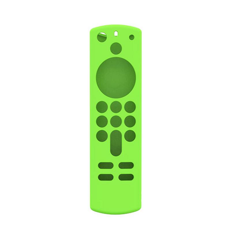 Silicone Case Protective Cover For Alexa Voice Remote (3rd Gen) Remote Control Anti-drop Dustproof Case Shell