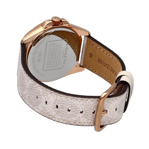 Coach GREYSON 36MM Women's Watch, 14504113, Pink Dial, Stainless Steel, Quartz, Silver