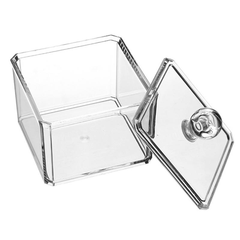 Acrylic Tea Bag Holder Tea Box Coffee Tea Bag Storage and Clear Pantry Organizer for Kitchen with Lid Multi-Compartment