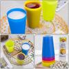 24 Pcs Reusable Plastic Cups, 6 Bright Colors Plastic Cups For Kids, Camping