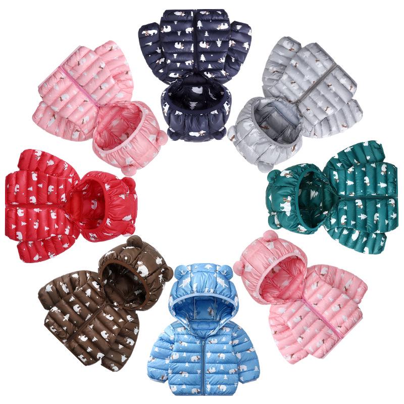 Lightweight Floral Cotton Jacket for Toddlers - Unisex Autumn & Winter Baby Coat