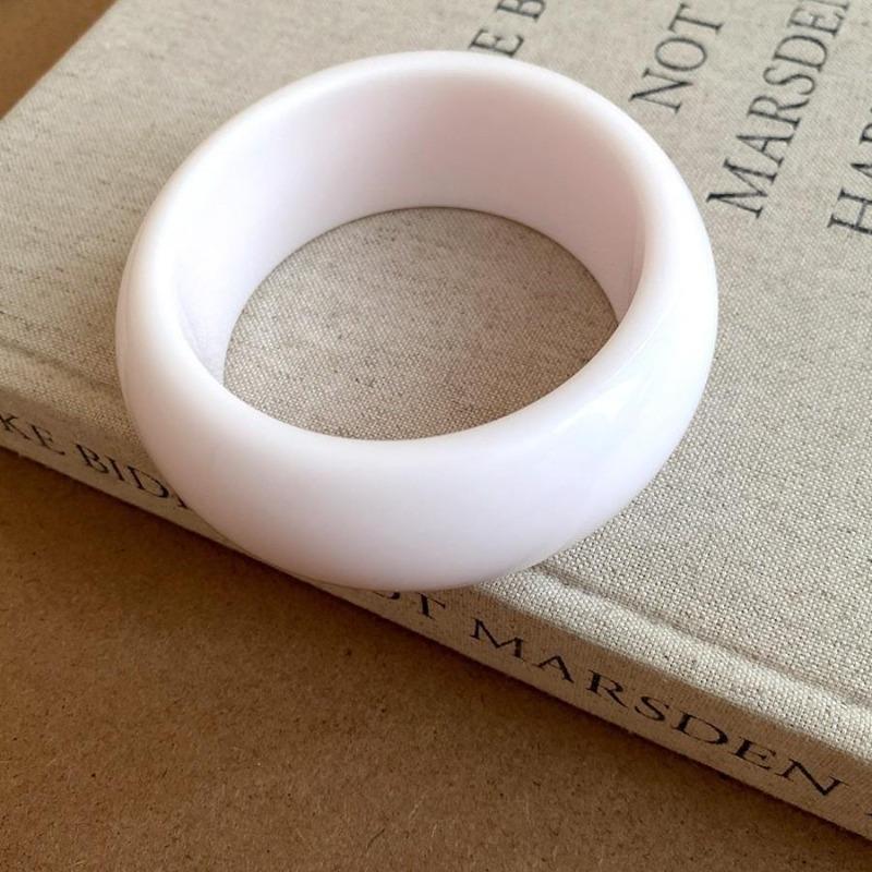 Resin smudge geometric round bracelet fashion unique temperament bracelet niche design sense jewelry women