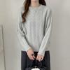 Navava Round Neck Cable Knit Sweater Nk2758