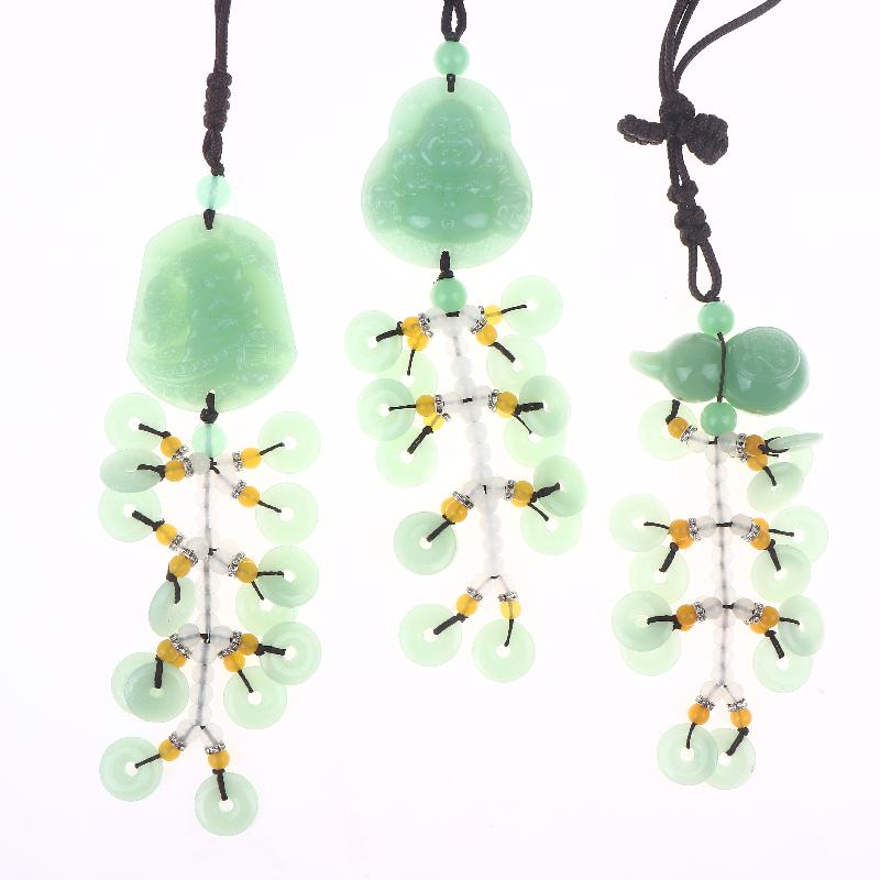1Pc Chinese Luck Car Accessory Rearview Mirror Pendant Suitable For For Asian Culture Decor & Driving Amulet