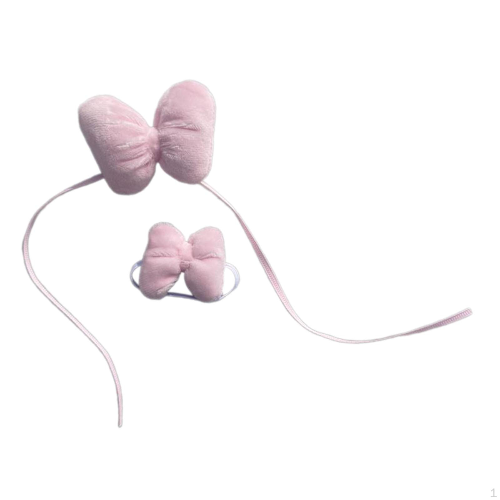 

17 см набор нарядов для кукол для плюшевых игрушек, аксессуары для одевания творческая игра Pink Bow Tie