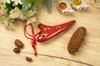 TNG Ocarina Musical Instrument Holes High Quality Single SC Ocarina Tube Playing Glazed Finish [12 / Soprano/C Key/Red] (with Strap)