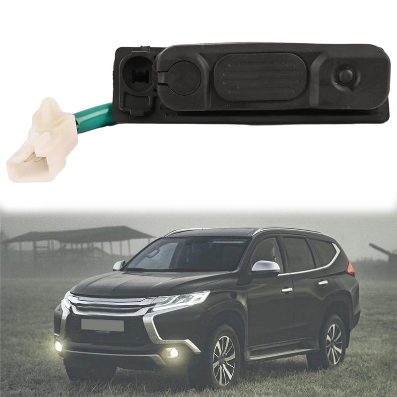 Precise Car Rear Trunk Lid Lock Release Handle Tailgate Switch Button 5810A090 For Mitsubishi Outlander Sport ASX RVR 2011-2020 BlackGreen