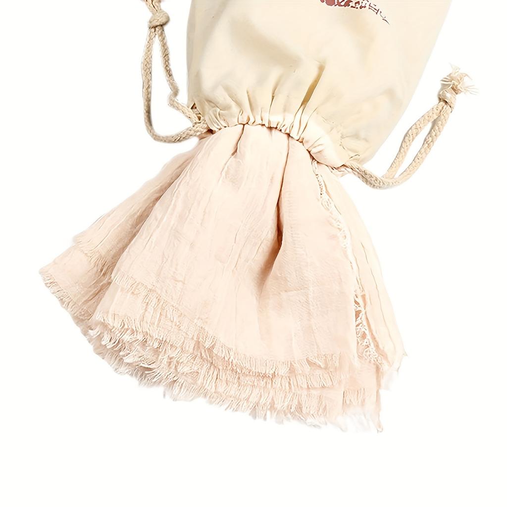 Bohème Style Solid Color Scarf Lightweight Breathable Windproof Beach And Desert Travel Stole Sun Protection Cloak
