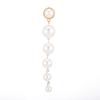 Fashion Women Big Round Faux Pearl Dangle Long Drop Stud Earrings Jewelry Gift