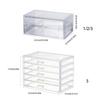 Elegant Acrylic Makeup and Jewelry Drawer Organizers Beauty Container with Multi Layer Design for Home and Vanity Use