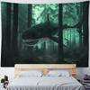 Home Decoration Tapestry Psychedelic Forest Underwater Shark Wall Hanging Hippie Background Living Room Dormitory Decoration