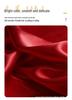 Red Glossy Satin Rectangular Tablecloth for Events and Weddings
