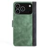 For iPhone 17 Pro Wallet Case Leather Phone Cover Splicing Color
