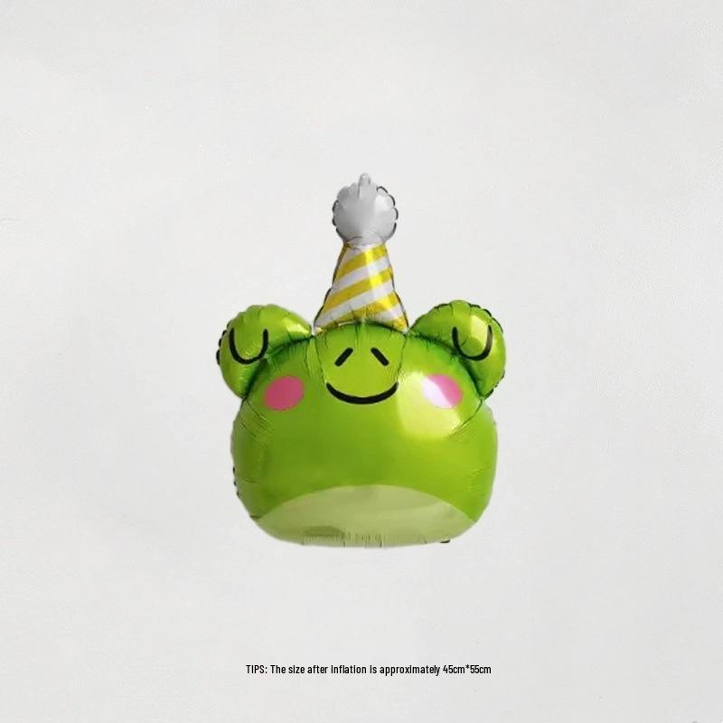 Cute Cartoon Animal Foil Balloons for Baby's First Birthday or Children's Festival Decorations