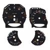 Gauge Face for Porsche 911 Carrera 991 Cayenne 958 Panamera 970 190MPH Black
