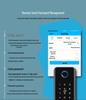 Waterproof Outdoor Fingerprint Lock - Smart, Old-Fashioned Iron Gate Door Lock with Tuya & Password Function.