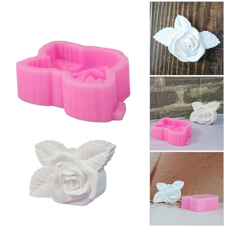 Rose Flower Silicone Candle Molds Food Grade Silicone for Resin Casting Handmade Candle Soap Making Home Decoration